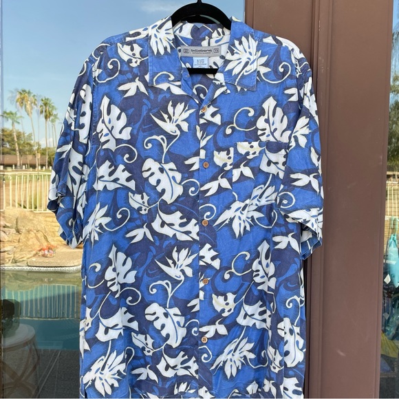Billabong Authentic Classics 73 Hawaiian Floral Beach Shirt L - Picture 3 of 9